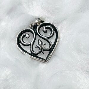 James Avery retired schroll pendant